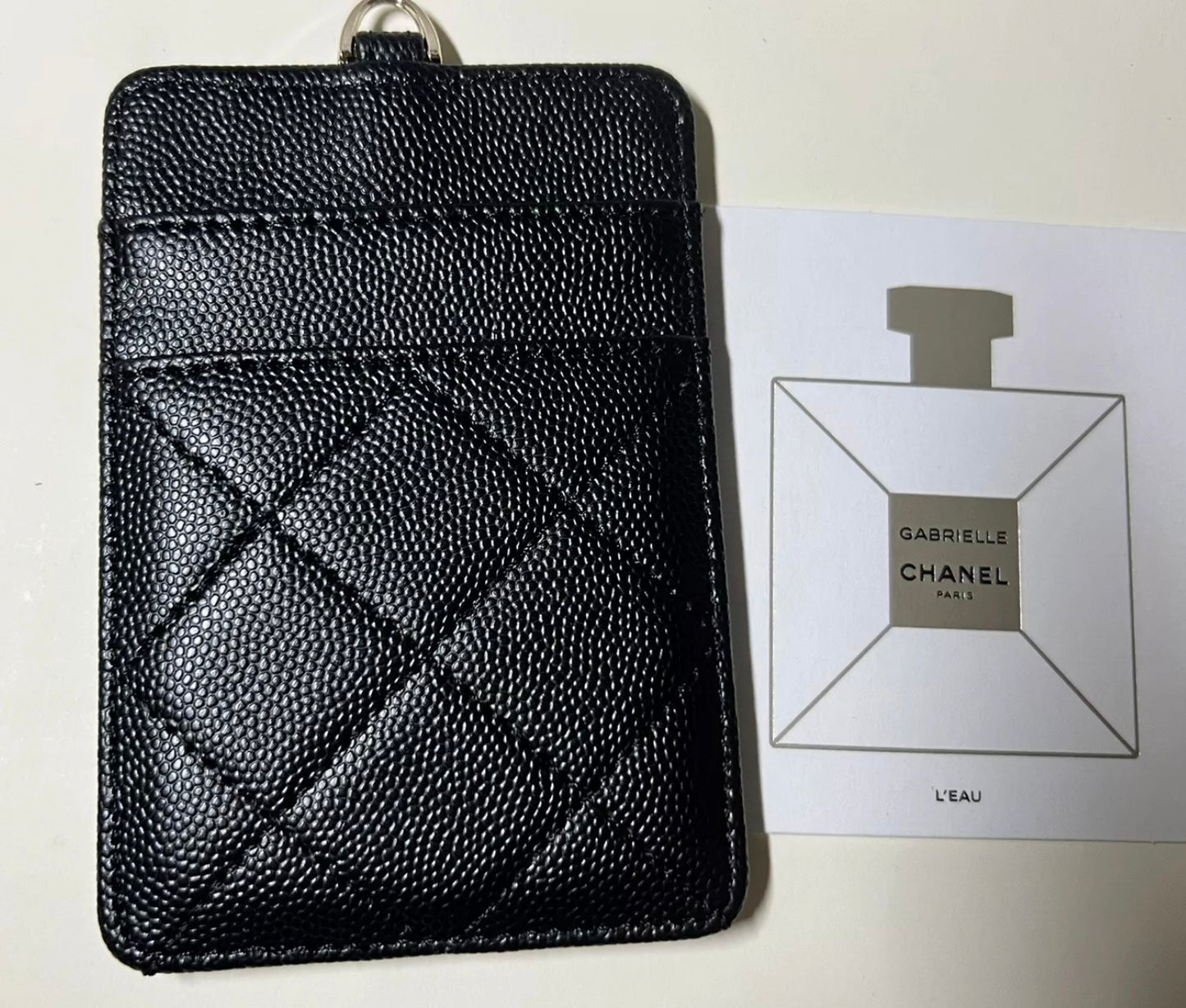 Chanel Cardholder + Dior Clutch (Gift Bags)