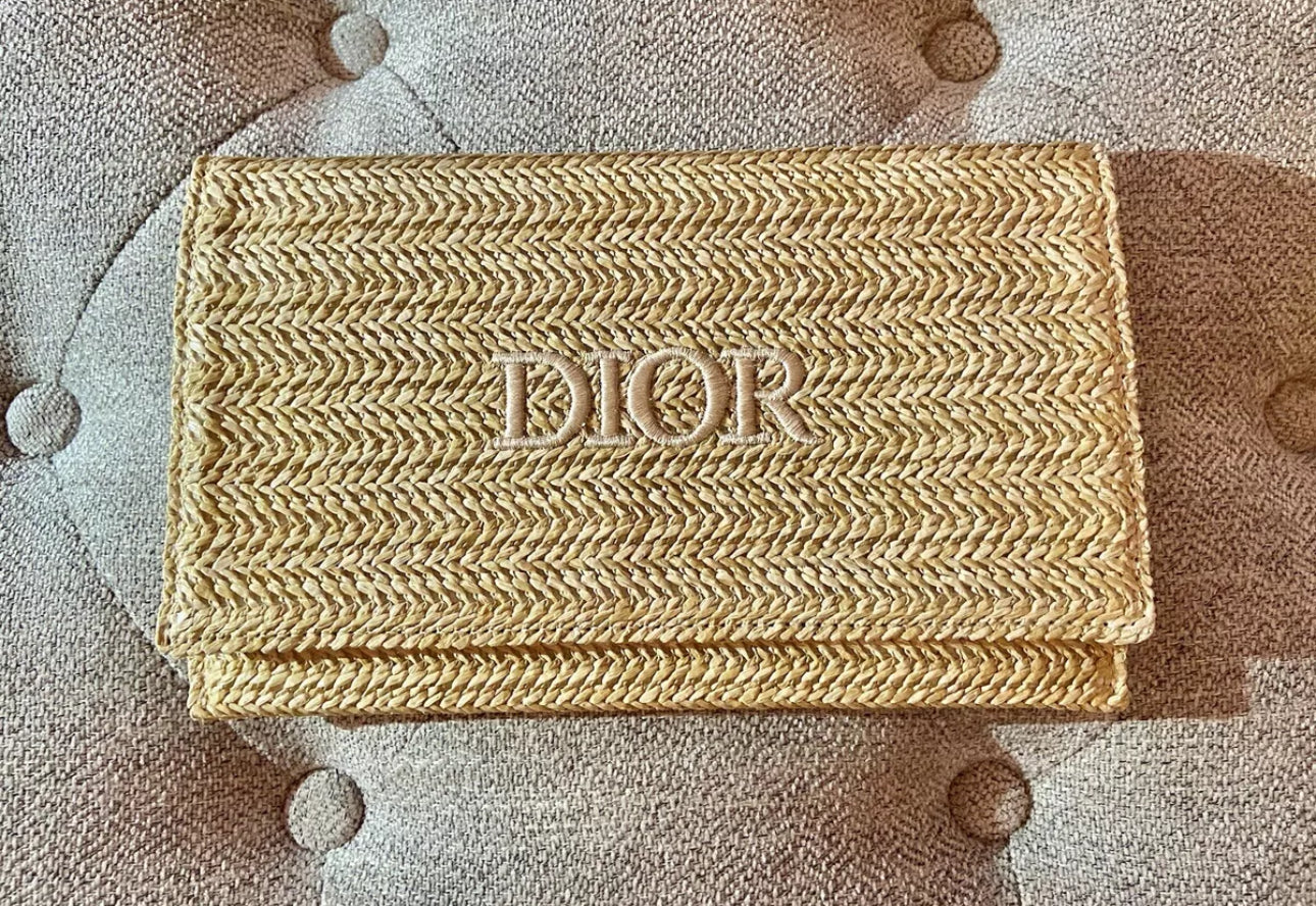 Chanel Cardholder + Dior Clutch (Gift Bags)