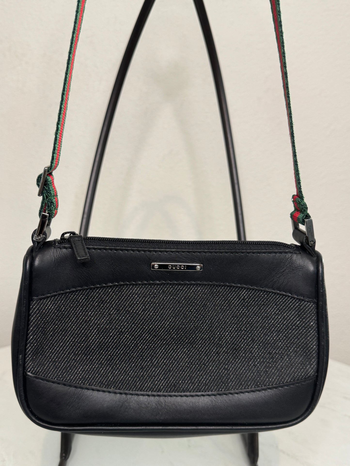 Gucci Sherry Line Denim Pochette