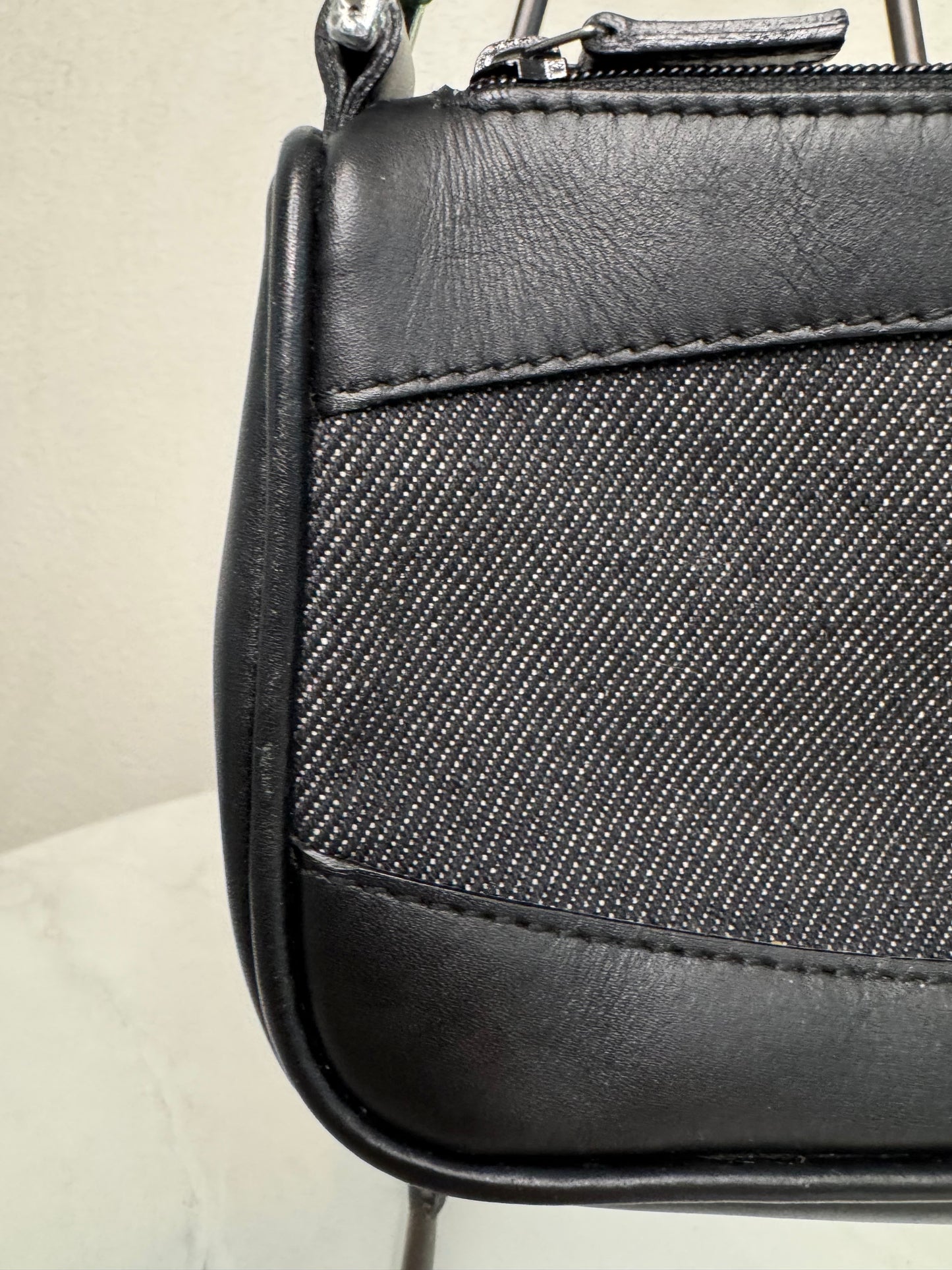 Gucci Sherry Line Denim Pochette