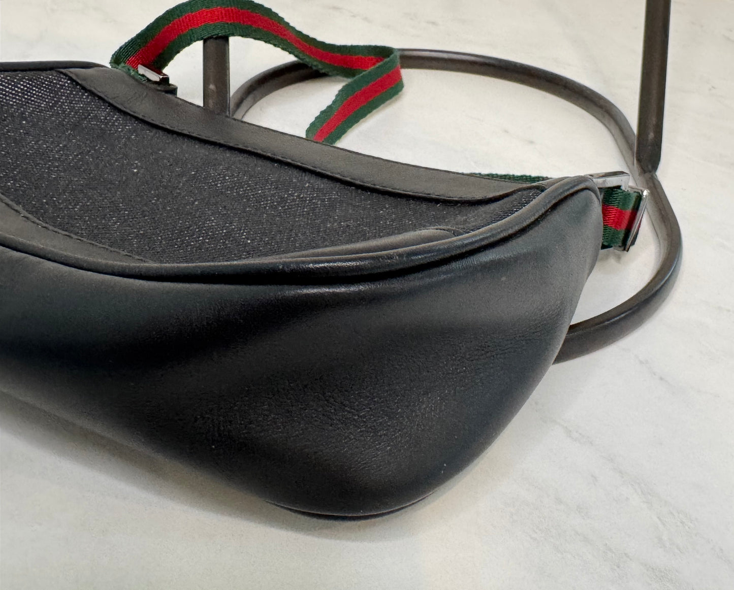 Gucci Sherry Line Denim Pochette