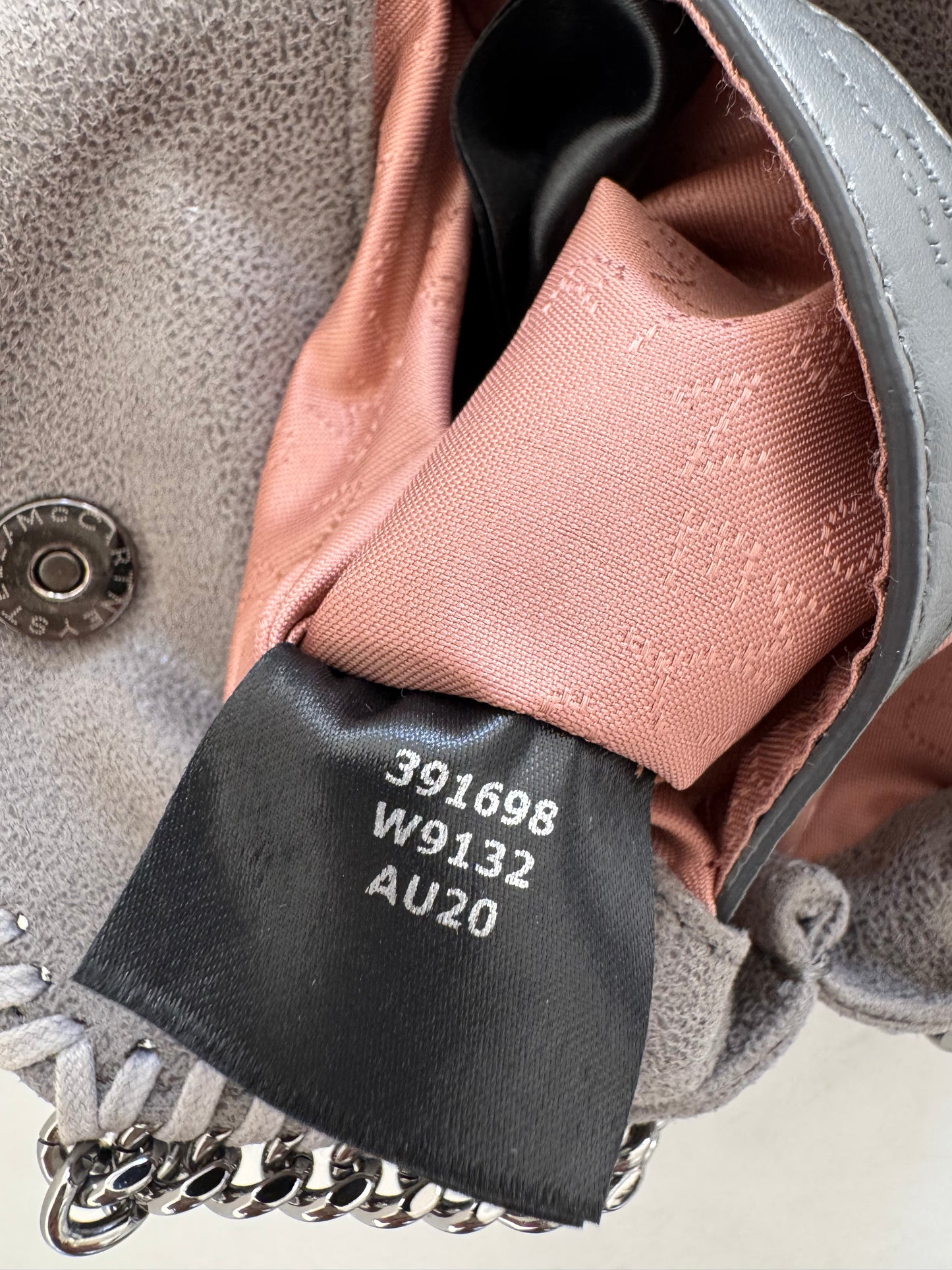 Stella McCartney Falabella Tiny Tote Bag Grey