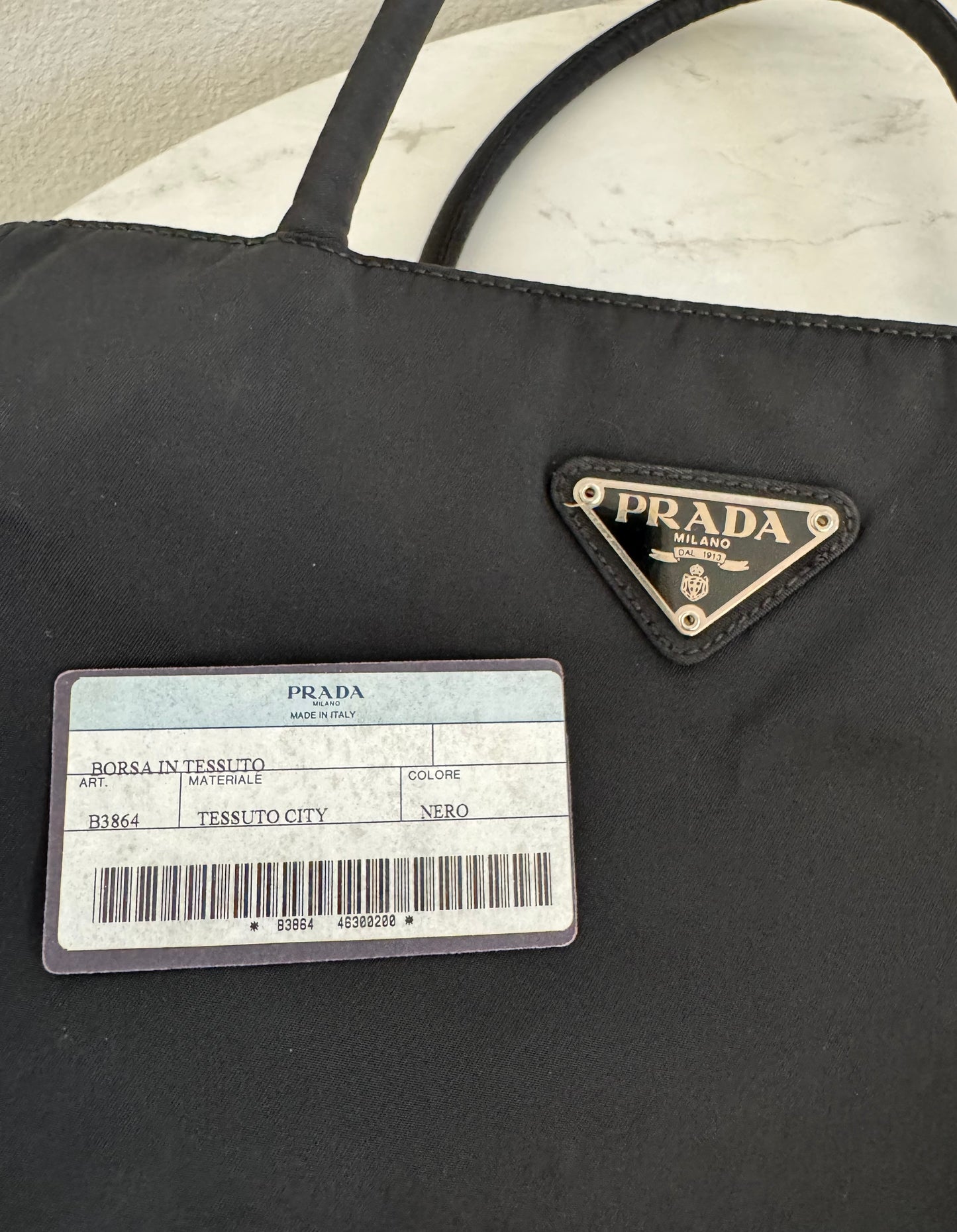 Prada Tessuto Nylon Shopping Tote