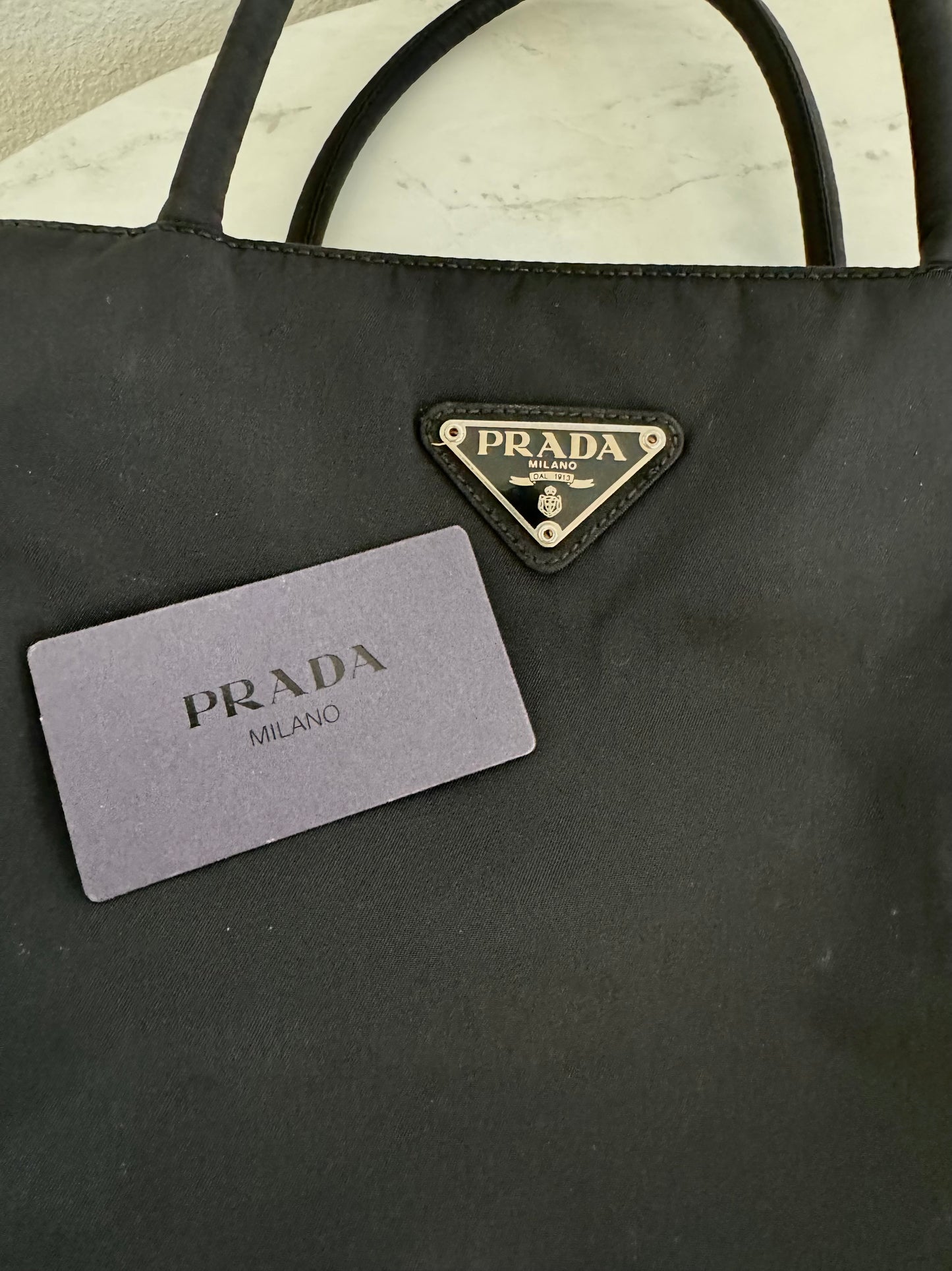 Prada Tessuto Nylon Shopping Tote