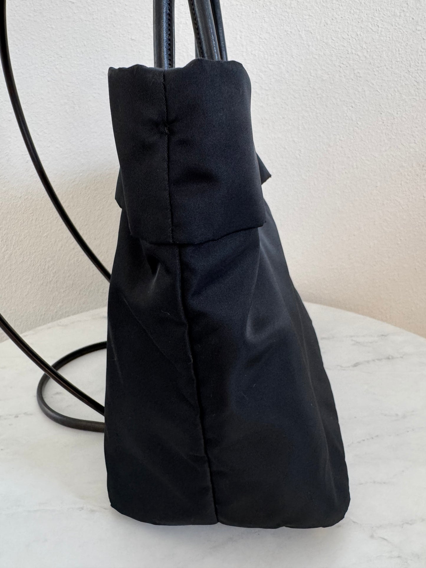 Prada Tessuto Nylon Black Tote