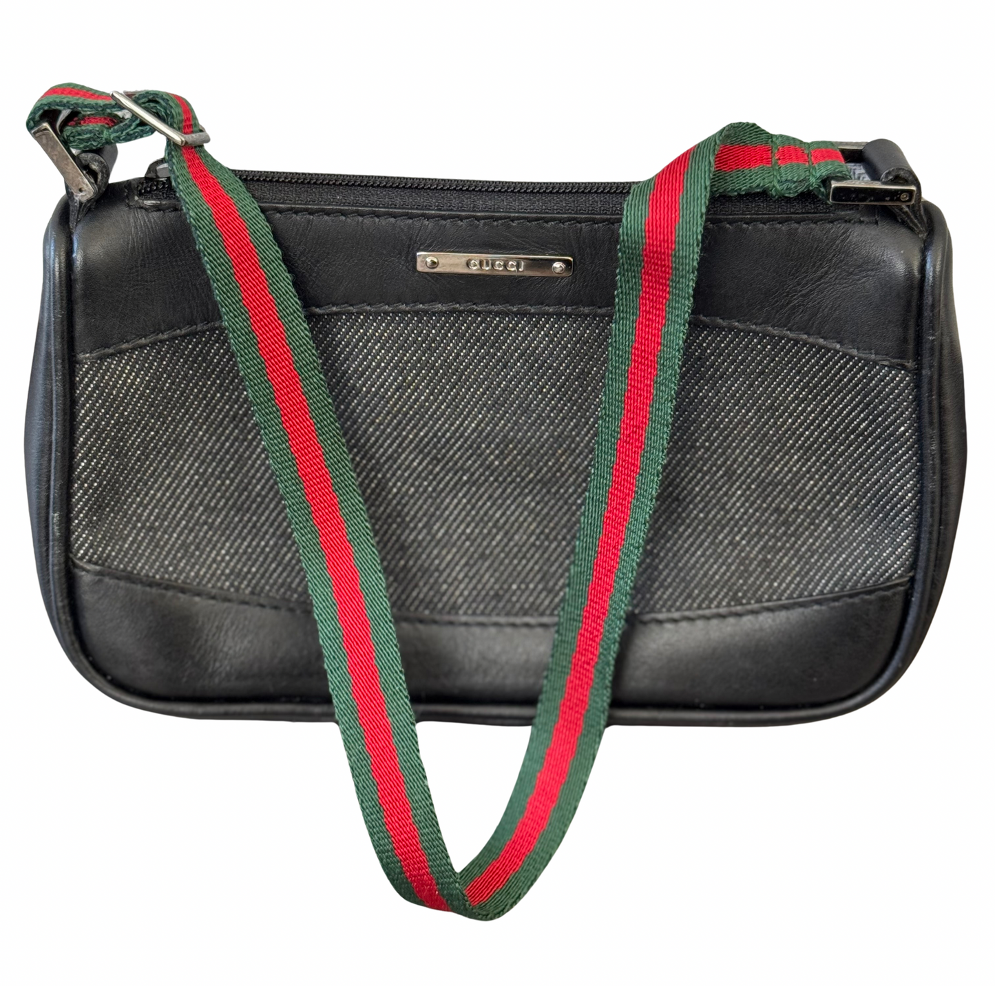 Gucci Sherry Line Denim Pochette