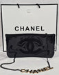 Chanel Black Patent Shoulder/Crossbody Gift bag