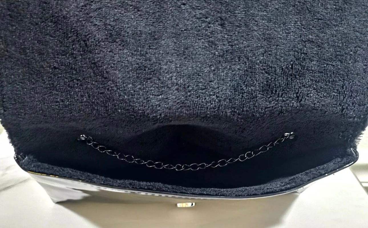 Chanel Black Patent Shoulder/Crossbody Gift bag