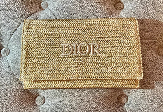 Chanel Cardholder + Dior Clutch (Gift Bags)