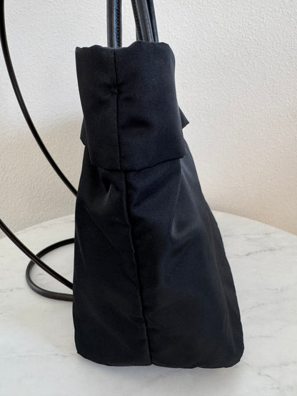 Prada Tessuto Nylon Black Tote