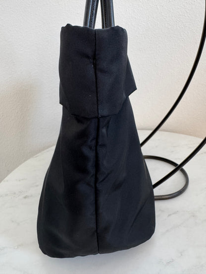 Prada Tessuto Nylon Black Tote