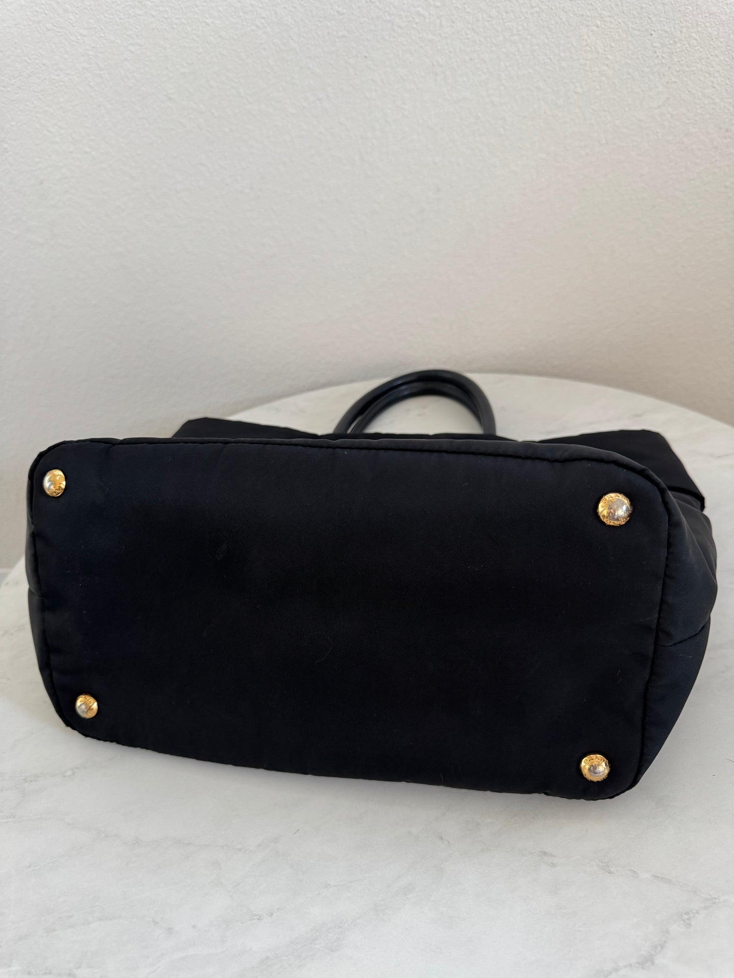 Prada Tessuto Nylon Black Tote