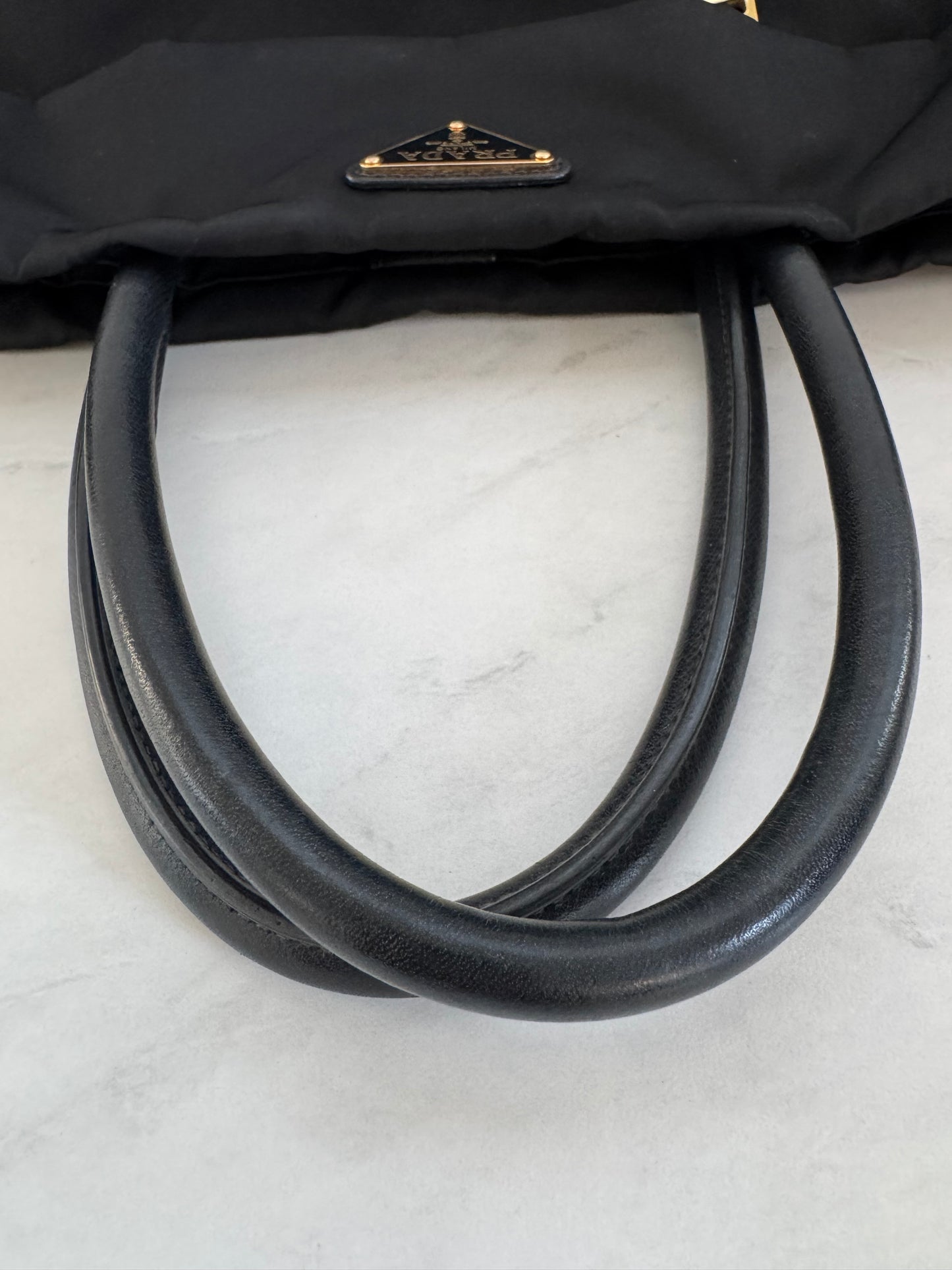 Prada Tessuto Nylon Black Tote