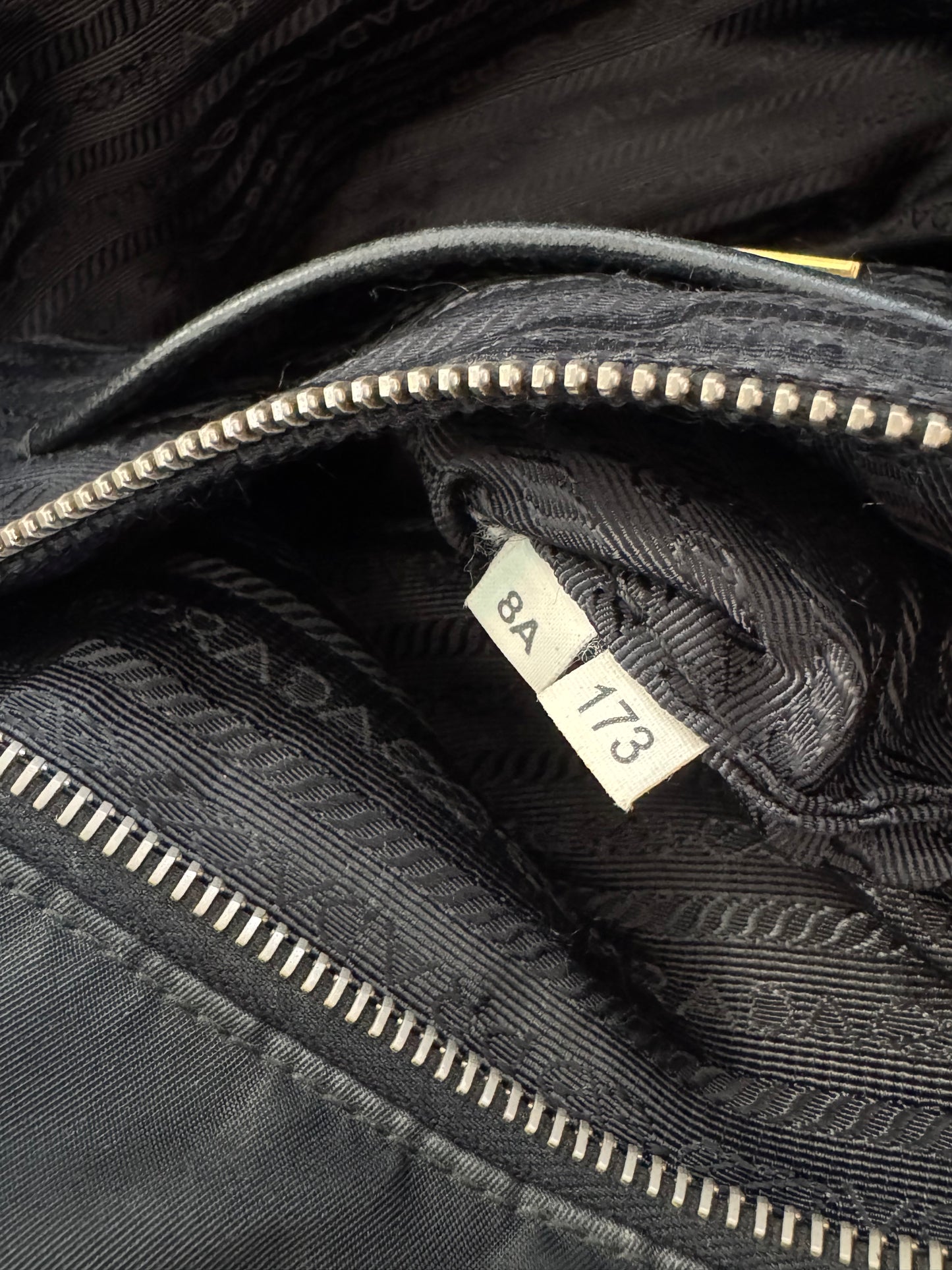 Prada Tessuto Nylon Black Tote