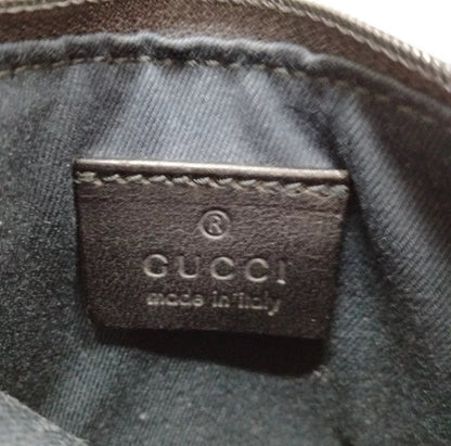 Gucci Black Denim Shoulder Bag