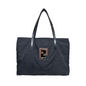 Fendi Black Nylon Monogram Small Tote