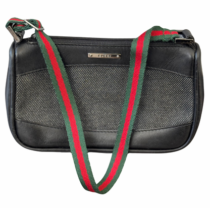 Gucci Sherry Line Denim Pochette